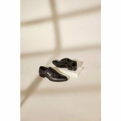 Dune London Black Score Saffiano Emboss Double Shoes -Dune London Sales unnamed file 44