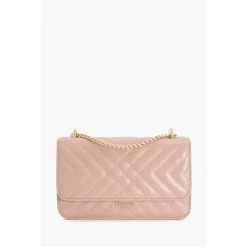 Dune London Pink Edorchie Quilted Shoulder Bag