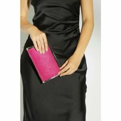 Dune London Pink Blaike Hard-Case Clutch Bag -Dune London Sales unnamed file 4443