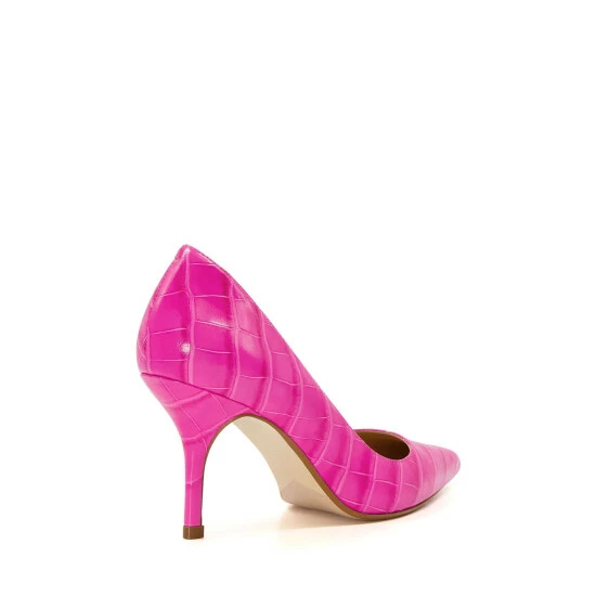 Dune London Pink Bold Mid Heel Point Courts 5 Dune London Pink Bold Mid Heel Point Courts - Image 3