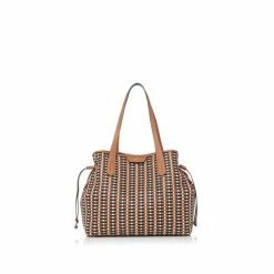 Dune London Tan Daitlynn Large Woven Shopper Brown Bag -Dune London Sales unnamed file 4451