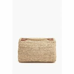 Alternative view of Dune London Small Natural Dorchesters Raffia Shoulder Bag