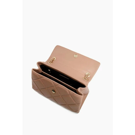 Dune London Pink Duchess Large Leather Quilt Bag 5 Dune London Pink Duchess Large Leather Quilt Bag - Image 3