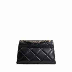 Alternative view of Dune London Duchess Black Large Leather Quilt Bag