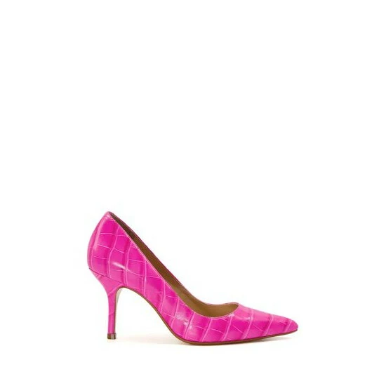 Dune London Pink Bold Mid Heel Point Courts 8 Dune London Pink Bold Mid Heel Point Courts - Image 6