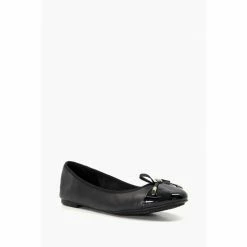 Alternative view of Dune London Hartlyn Black Ballerina Shoes