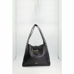 Dune London Dixen Slouchy Black Shoulder Bag