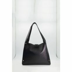 Alternative view of Dune London Dixen Slouchy Black Shoulder Bag