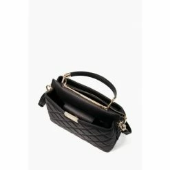 Alternative view of Dune London Large Dates Black Quilted Top Han Bag