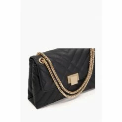 Dune London Dorchester Small Quilted Black Shoulder Bag -Dune London Sales unnamed file 4521