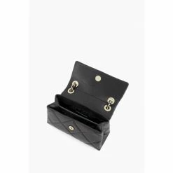 Dune London Duchess Black Medium Leather Quilt Bag -Dune London Sales unnamed file 4531