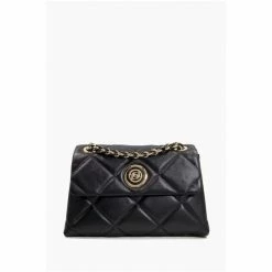 Dune London Duchess Black Medium Leather Quilt Bag -Dune London Sales unnamed file 4533