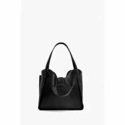 Alternative view of Dune London Dublin Padlock Slouch Black Bag