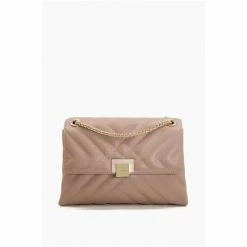 Dune London Purple Dorchester Small Quilted Shoulder Bag