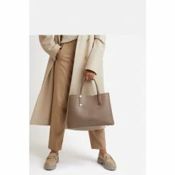 Dune London Grey Dorrie Logo Hardware Tote Bag -Dune London Sales unnamed file 4560
