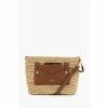 Dune London Natural Davenporte Small Raffia Cross-Body Bag