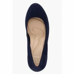 Dune London Blue Annibell Wedge Heel Court Shoes -Dune London Sales unnamed file 457