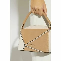 Dune London Dorset Mini Cut Brown Work Bag
