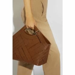 Dune London Division Large Woven Artisan Brown Bag -Dune London Sales unnamed file 4579