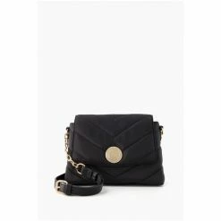 Dune London Small Dommy Quilted Black Cross-Body Bag -Dune London Sales unnamed file 4585