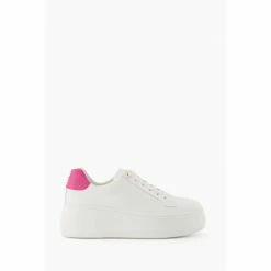 Dune London Pink Episode Flatform Sole Trainers