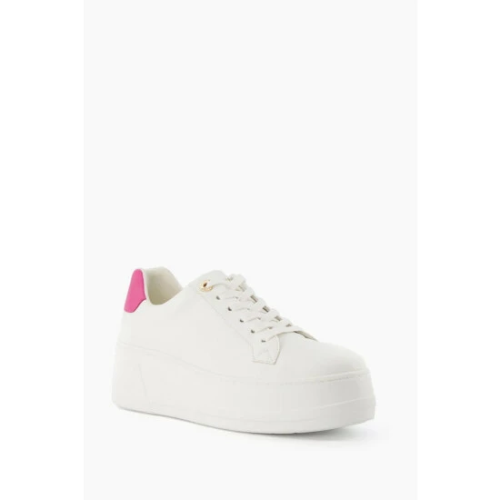 Dune London Pink Episode Flatform Sole Trainers 4 Dune London Pink Episode Flatform Sole Trainers - Image 2