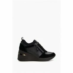 Dune London Eilin Black Zip Detail Wedge Trainers 6 Dune London Eilin Black Zip Detail Wedge Trainers -Dune London Sales unnamed file 4624