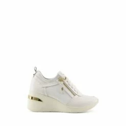 Dune London White Eilin Zip Detail Wedge Trainers 8 Dune London White Eilin Zip Detail Wedge Trainers -Dune London Sales unnamed file 4660