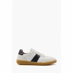 Dune London White Tumble Retro Sneakers