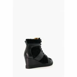 Dune London Emmey Wedge Lace Up Black Trainers 4 Dune London Emmey Wedge Lace Up Black Trainers -Dune London Sales unnamed file 4693