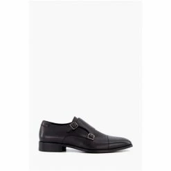Dune London Black Score Saffiano Emboss Double Shoes -Dune London Sales unnamed file 47