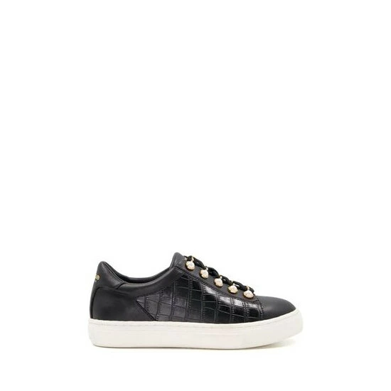unnamed-file-4723.jpg Dune London Girls Leather Pearl-Embellished And Croc-Trim Trainers -Dune London Sales unnamed file 4723
