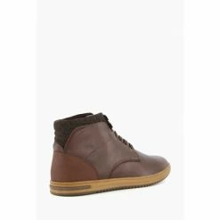 Dune London Brown Visit Collared Hitop Trainers -Dune London Sales unnamed file 4736