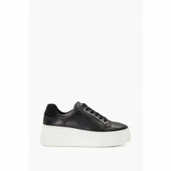 Dune London Black Episode Flatform Sole Trainers
