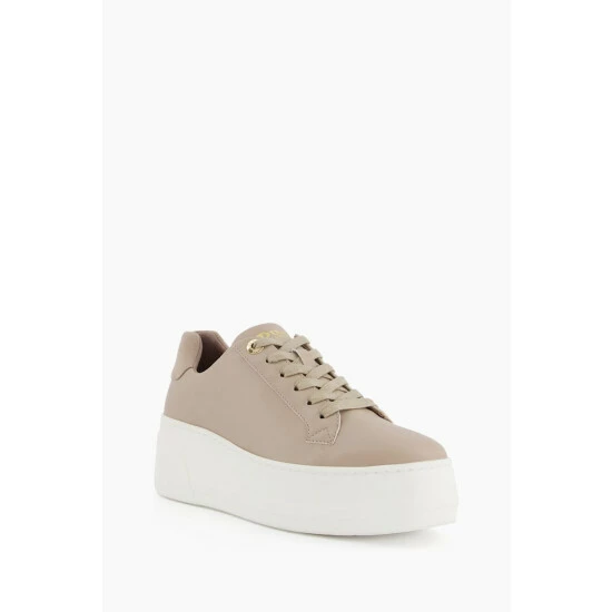 Dune London Natural Episode Flatform Sole Trainers 4 Dune London Natural Episode Flatform Sole Trainers - Image 2