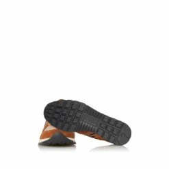 Dune London Tan Brown Truro Stripe Webbing Runner Shoes -Dune London Sales unnamed file 4762