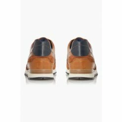 Dune London Tan Brown Truro Stripe Webbing Runner Shoes -Dune London Sales unnamed file 4765