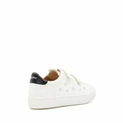 Dune London Girls Leather Star Stitch Velcro Fastened White Trainers 4 Dune London Girls Leather Star Stitch Velcro Fastened White Trainers -Dune London Sales unnamed file 4770