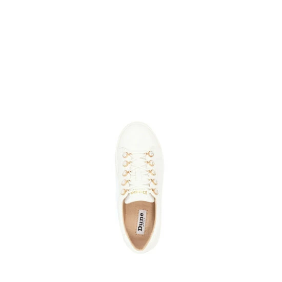 unnamed-file-4777.jpg Dune London Girls Leather Pearl Embellished And Croc Trim White Trainers -Dune London Sales unnamed file 4777