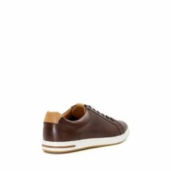 Dune London Brown Tezzy Perf Entry Trainers -Dune London Sales unnamed file 4821