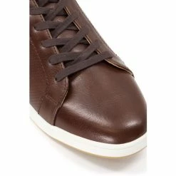 Dune London Brown Tezzy Perf Entry Trainers -Dune London Sales unnamed file 4823