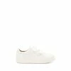 Dune London Girls Leather Quilted Trim Velcro White Trainers -Dune London Sales unnamed file 4825