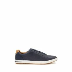 Dune London Blue Tezzy Perf Entry Trainers