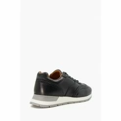 Dune London Tomos Brogue Detail Black Runners -Dune London Sales unnamed file 4857