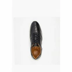 Dune London Tomos Brogue Detail Black Runners -Dune London Sales unnamed file 4858