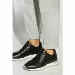 Dune London Tomos Brogue Detail Black Runners -Dune London Sales unnamed file 4859