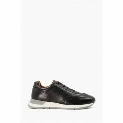 Dune London Tomos Brogue Detail Black Runners -Dune London Sales unnamed file 4860