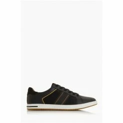 Dune London Black Trues Stripe Panel Trainers 6 Dune London Black Trues Stripe Panel Trainers -Dune London Sales unnamed file 4897