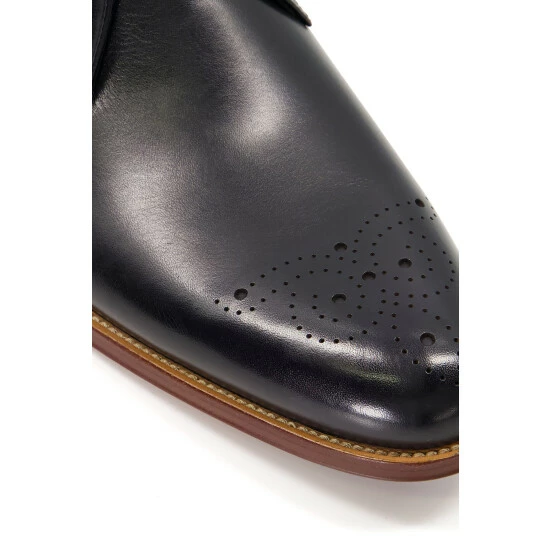 Dune London Sebastians 3 Black Eye Brogue Toe Deta Boots 7 Dune London Sebastians 3 Black Eye Brogue Toe Deta Boots - Image 5