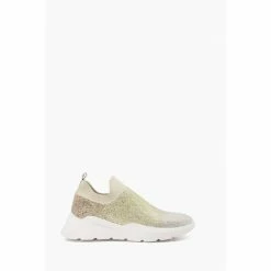 Dune London Gold Elixir Hot Fix Embellished K Trainers